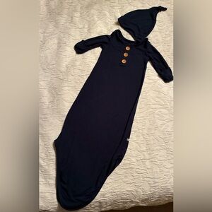 Caden Lane Midnight Blue Kids Sleep Sack with Hat